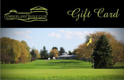 $100 Cumberland Golf Club Gift Card